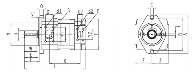QT Series Two-stage High Pressure Gear Pump pic QT Series Two-stage High Pressure Gear Pump pic