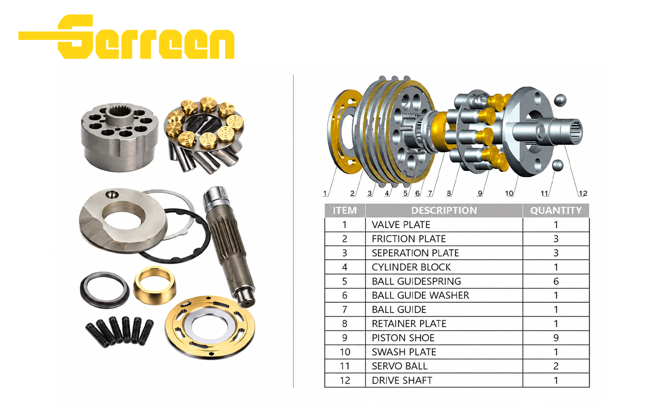 YC35-6 PCL-200-18B(YUCHAI 55 SWING MOTOR) 1 YC35-6 PCL-200-18B(YUCHAI 55 SWING MOTOR) 1