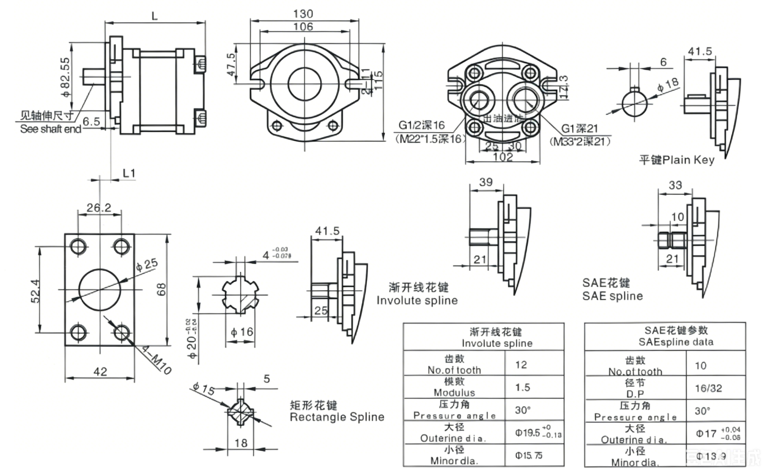 GBHZ-F Series Gear Pump pic GBHZ-F Series Gear Pump pic
