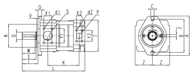 QT Series Medium Pressure Gear Pump pic QT Series Medium Pressure Gear Pump pic