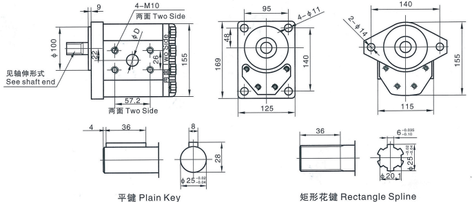 CBQ-F500 Series Gear Pump model CBQ-F500 Series Gear Pump model