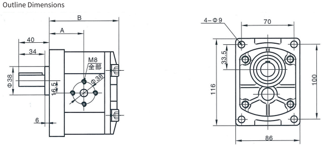 CBT-F300 Series Gear Pump Pic CBT-F300 Series Gear Pump Pic