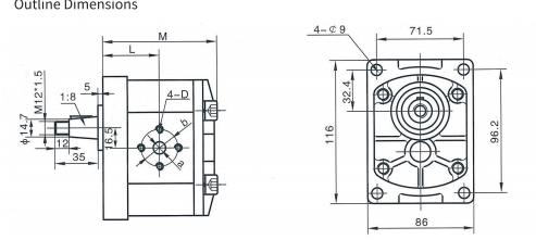 CBTs-F300 Series Gear Pump pic CBTs-F300 Series Gear Pump pic