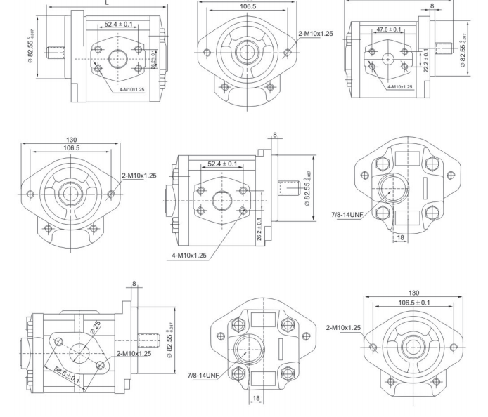KZP4 KRP4 Series Gear Pump pic KZP4 KRP4 Series Gear Pump pic