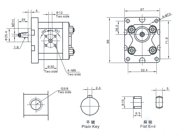 CBD1-F200 Series Gear Pump pic CBD1-F200 Series Gear Pump pic