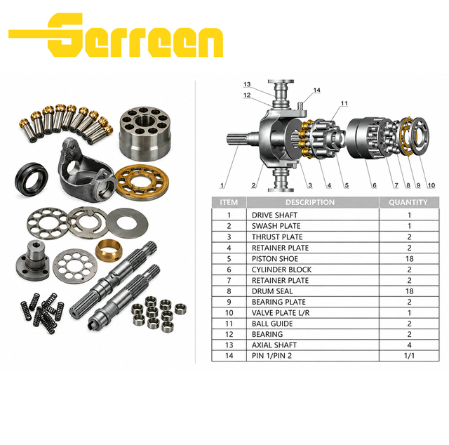Bộ phận thủy lực BƠM Đ&Ocirc;I SPV10/10(MS180)