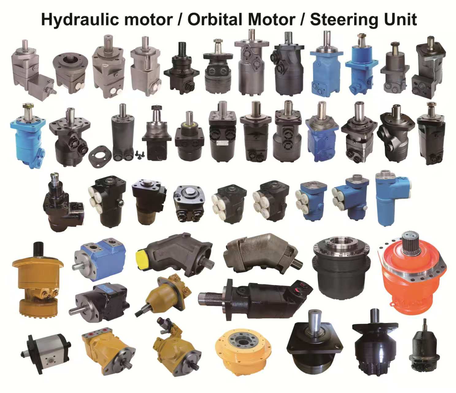 Hydraulic motor,Orbital Motor,Steering Unit - Green Hydraulic