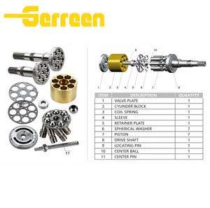 KMF40/40-2/90/KMF105(KYB)KMF40/KMF40-2/KMF90(KPV90)PC200-1/2/3/KMF105）Hydraulic Parts