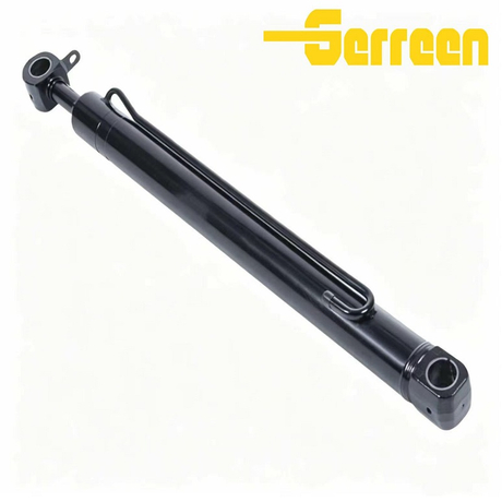 JCB Crowd Ram Cylinder 556/60422 with Shovel Reset Bracket