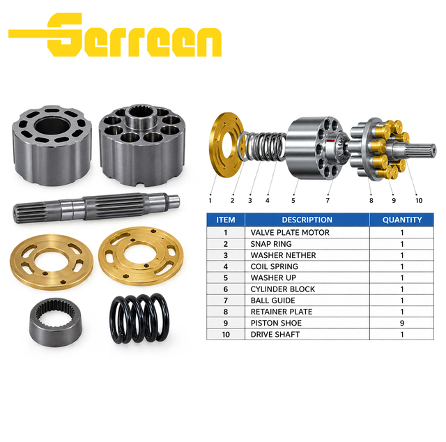 EM56 TRAVEL MOTOR Hydraulic Parts