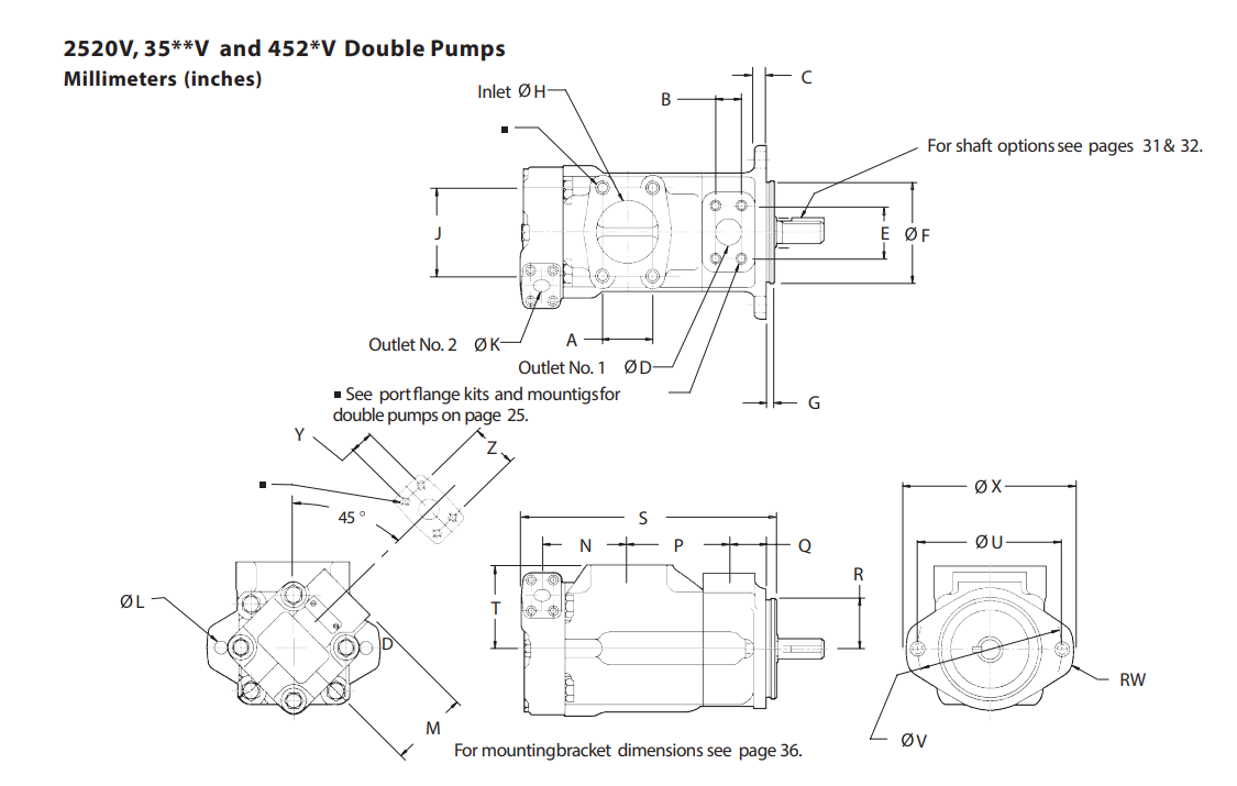 2520v 3520v 3525v 4520v 4525v 4535v Double Vane Hydraulic Pump&nbsp;Installation Dimensions 2.png