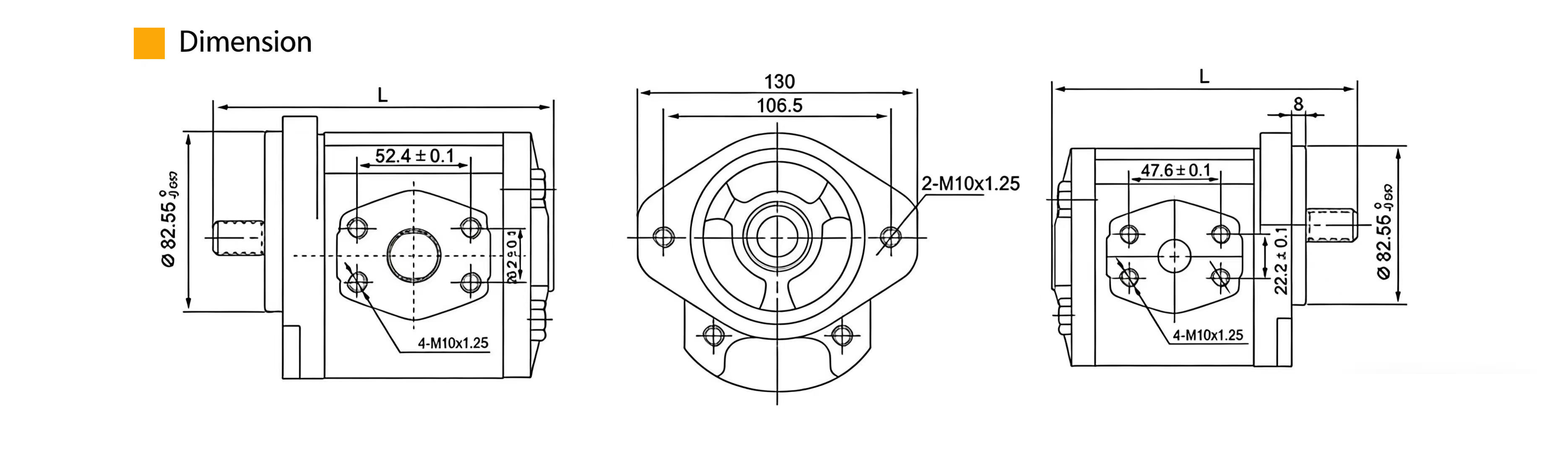 KZP4-KRP4 Series Hydraulic Gear Pump