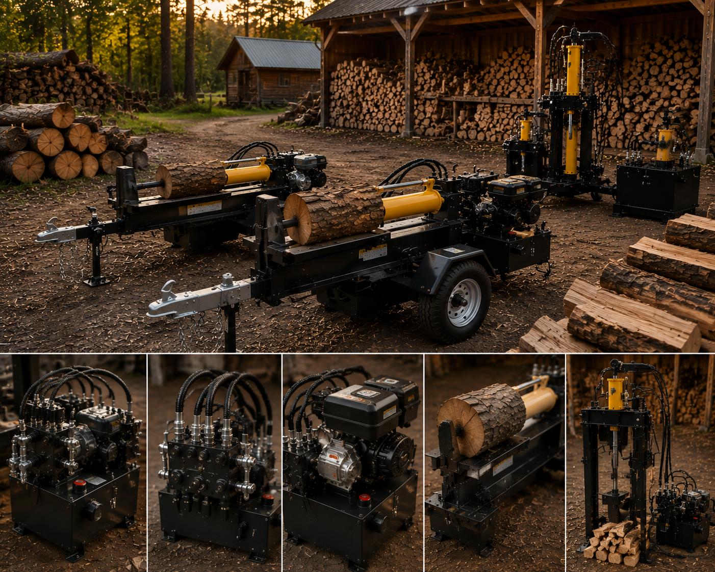 Log Splitter Pump & Valve 应用范围