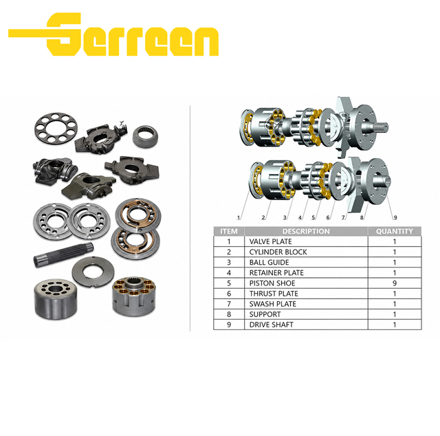 ZX120-6 MAIN PUMP(HPK055)/HPK170 Hydraulic Parts