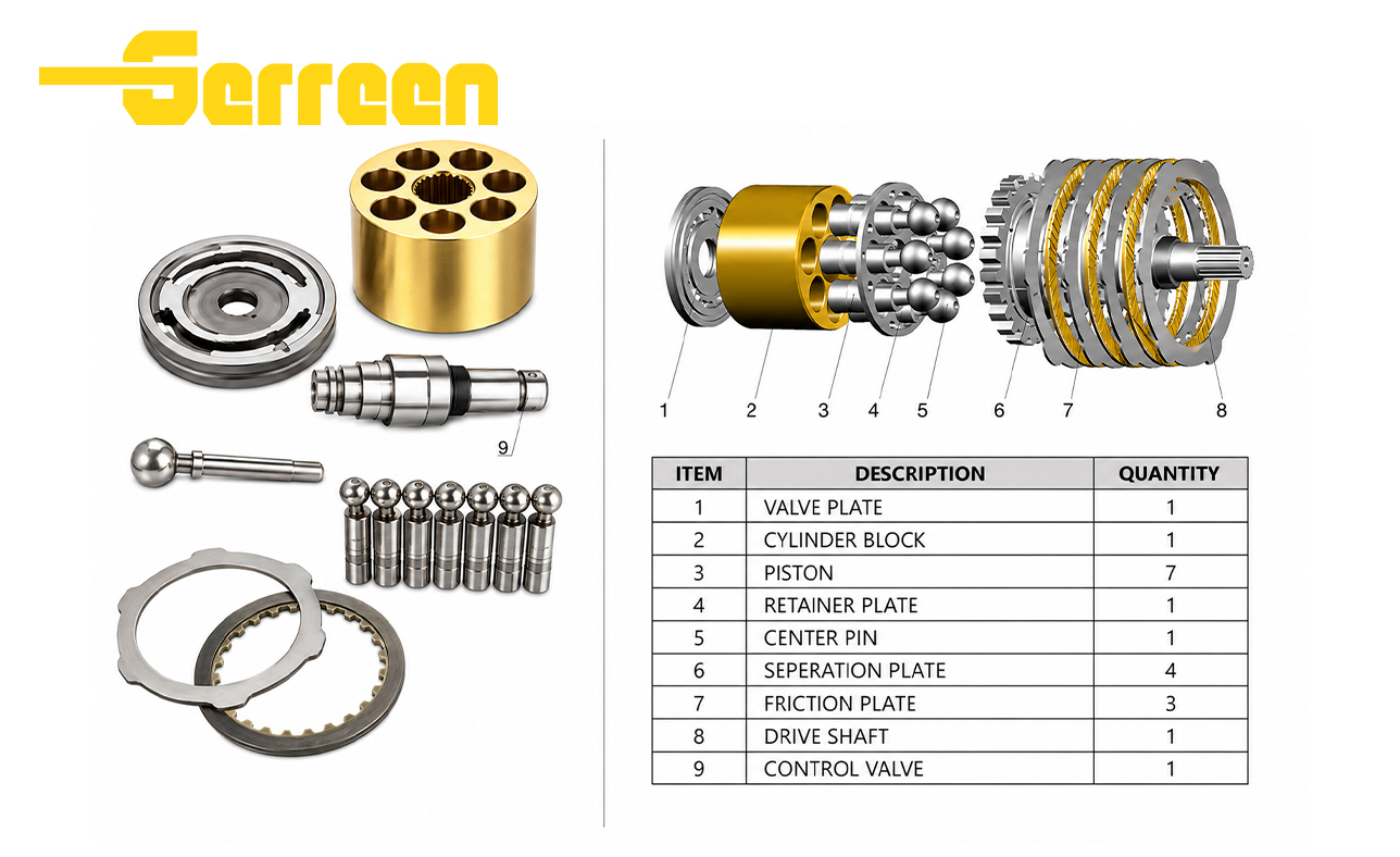 PC120-6 SWING MOTOR 1