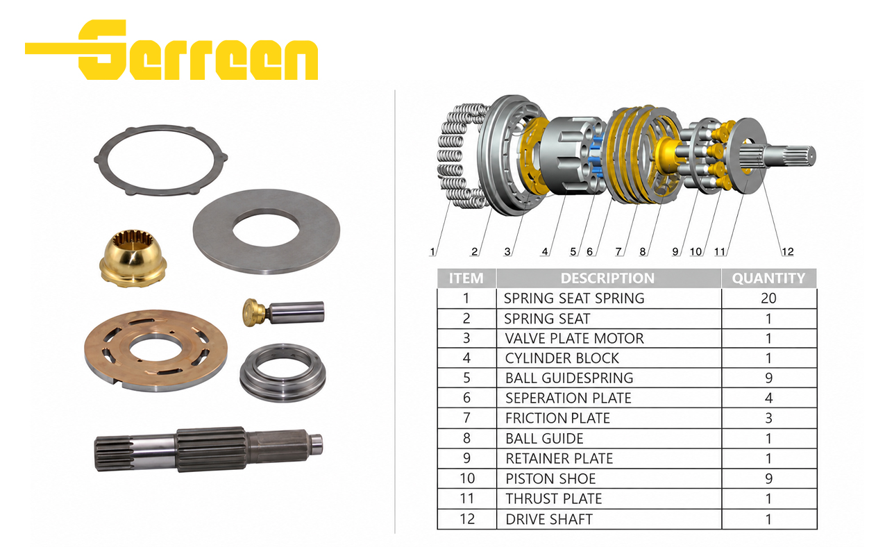 HYUNDAI 60-7 480 SWING MOTOR 1