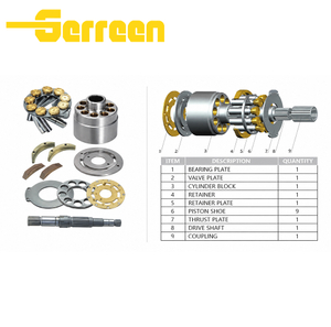V30D45 V30D95 V30Z95 V30D140 V30D250 Hydraulic Parts